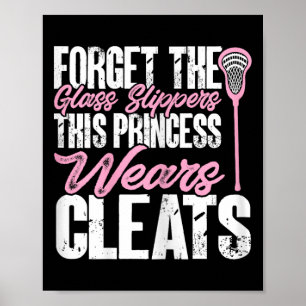 Póster Chica de Lacrosse Player Esta Princesa Lleva Limpi