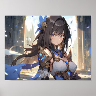 Póster Chica de mago anime en el castillo