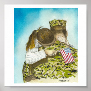 Póster Chica de marca