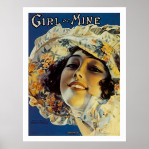 Póster Chica de Minas