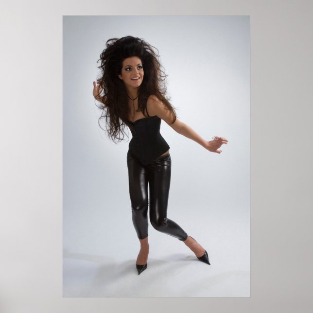 Póster Chica de negro (Frente)