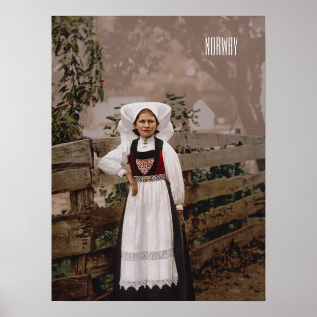 Póster Chica de Noruega (Frente)