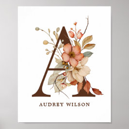 Póster Chica de Nursery Wall Art