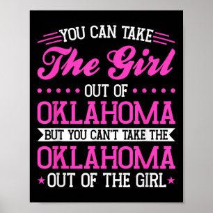 Póster Chica de Oklahoma no puede con Oklahoma
