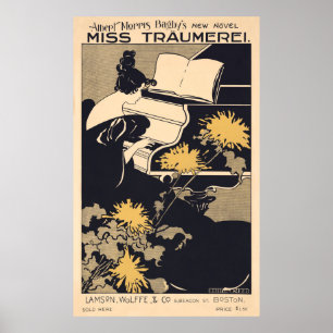 Póster Chica de piano