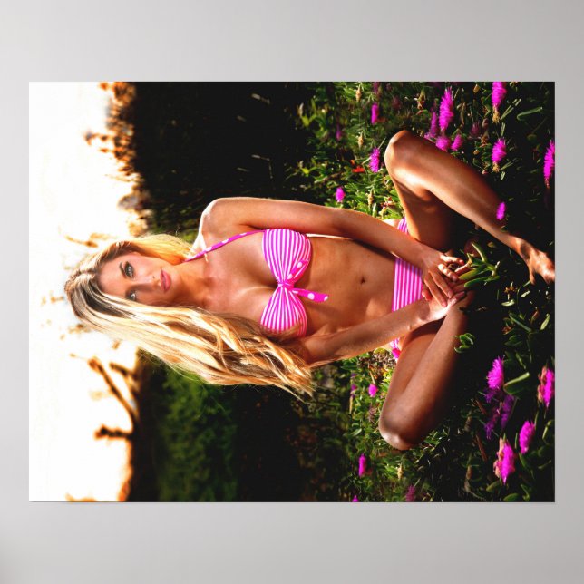 Póster Chica de playa (Frente)