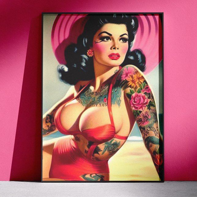 Póster Chica de playa tatuada (Subido por el creador)