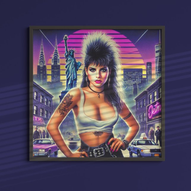 Póster chica de Punk de los años 80 (Subido por el creador)