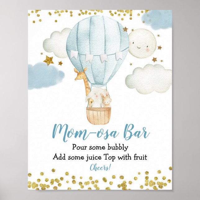 Póster Chica de Rótulo Momosa Bar de la jungla de globos  (Frente)