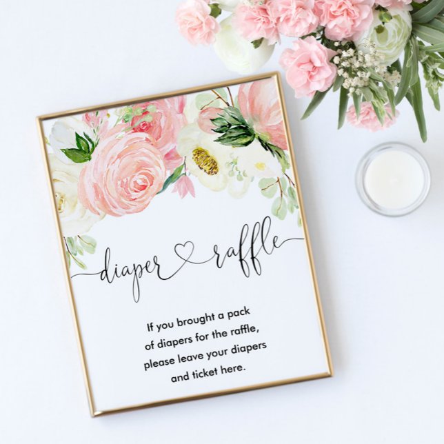 Póster Chica de señalización de rayón de pañales florales (Subido por el creador)