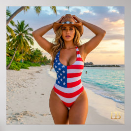 Póster CHICA de sueño de EE.UU. 1