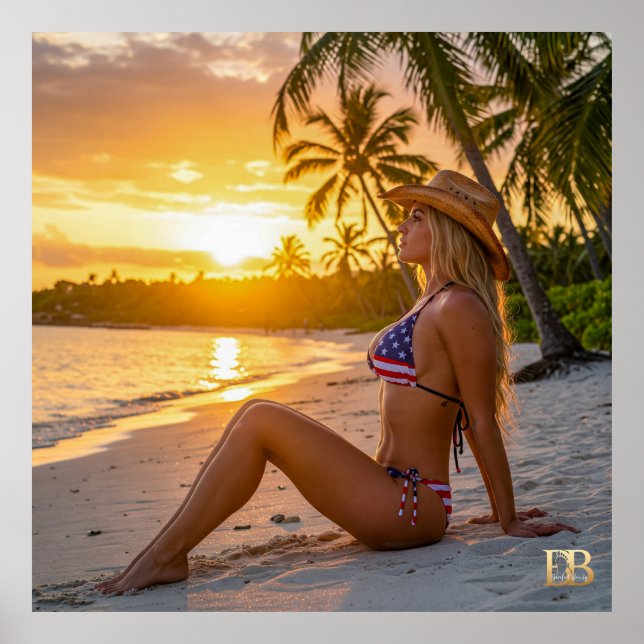 Póster CHICA de Sueño de Estados Unidos 11 (Frente)