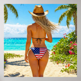 Póster CHICA de Sueño de Estados Unidos 13