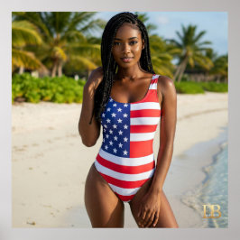 Póster CHICA de Sueño de Estados Unidos 18