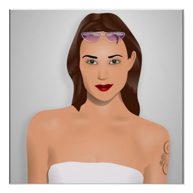 PÓSTER CHICA DE SUMMER (Anverso)