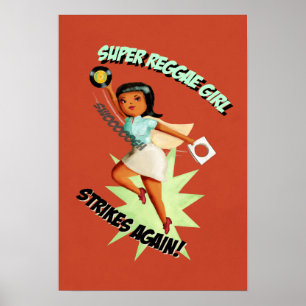 Póster Chica de Super Reggae