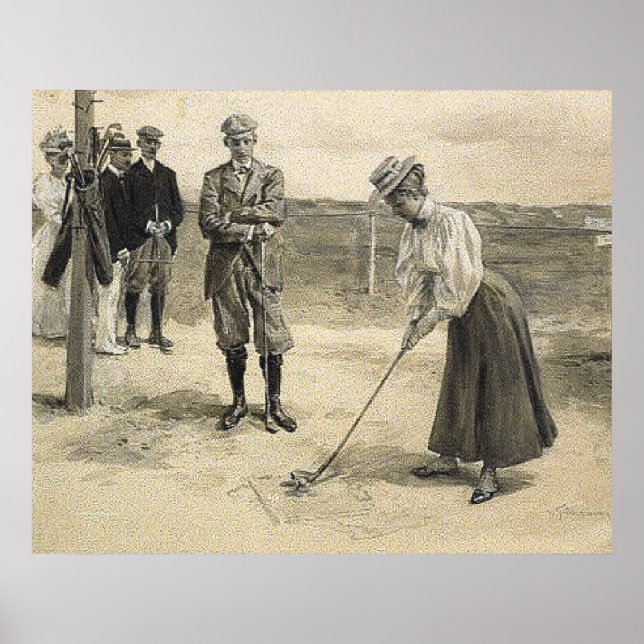 Póster CHICA de TOP Golf (Frente)