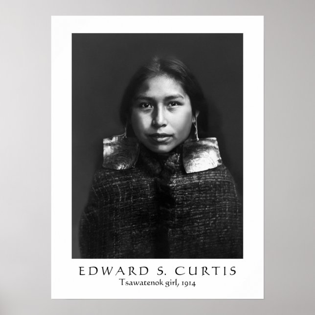Póster Chica de Tsawatenok, 1914 (Frente)