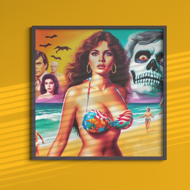 Póster Chica de verano de horror de época (Subido por el creador)