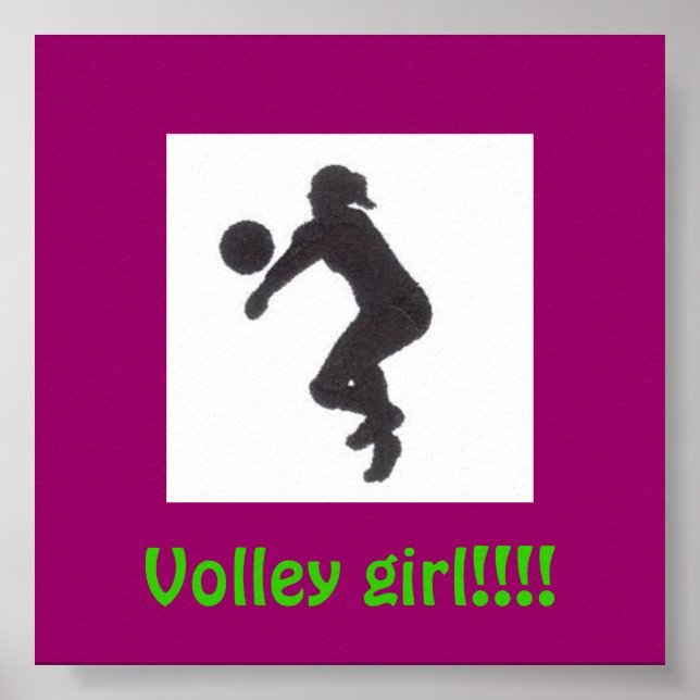 Póster ¡¡¡chica de Volley!!! (Frente)