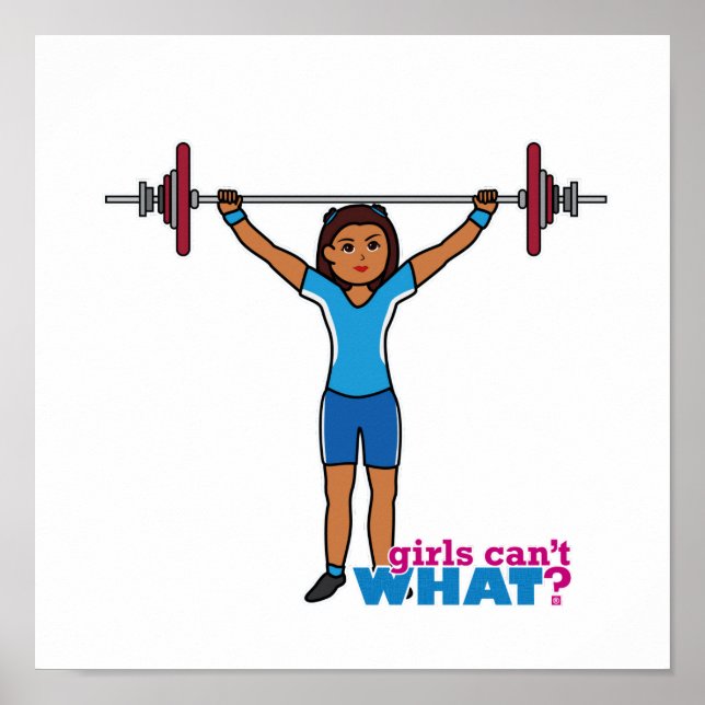 Póster Chica de Weightlifter (Frente)