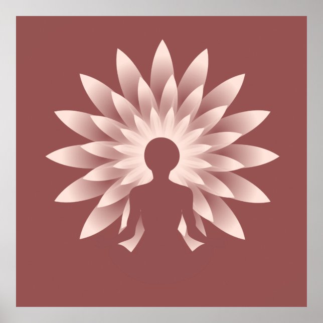 Póster Chica de yoga (Frente)