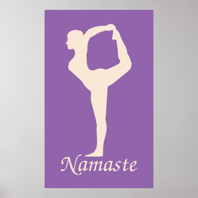 Póster Chica de yoga (Frente)