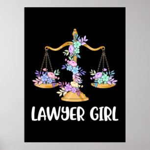 Póster Chica del abogado