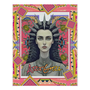 PÓSTER CHICA DEL ARTE