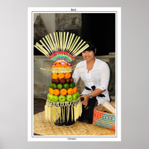 Póster Chica del Balinese