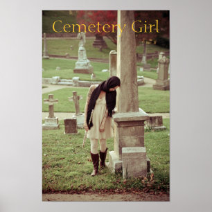 Póster Chica del cementerio