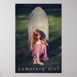 Póster Chica del cementerio