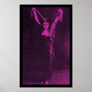 Póster Chica del Gótico original Theda Bara