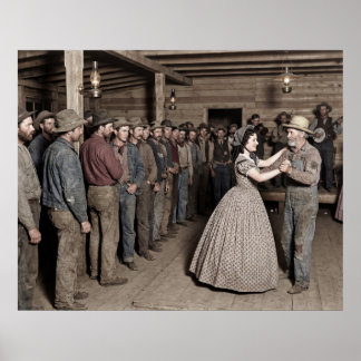 Póster Chica del hurdy gurdy
