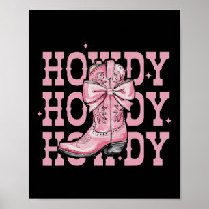 Póster Chica del suroeste de Howdy