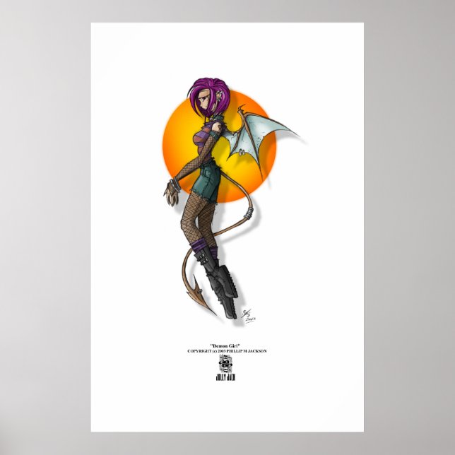 Póster Chica Demon (Frente)