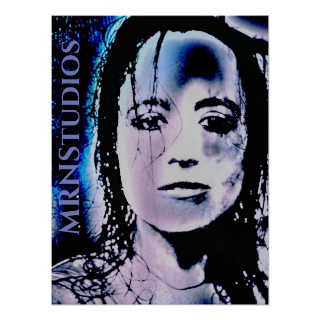 Póster Chica digital (Anverso)