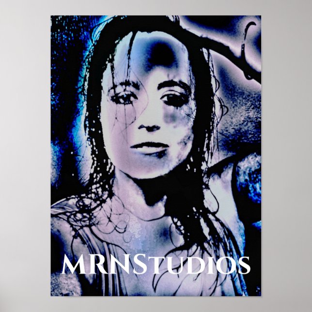 Póster Chica digital (Frente)