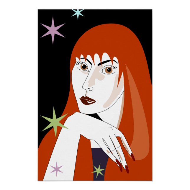 Póster Chica Dream (Anverso)