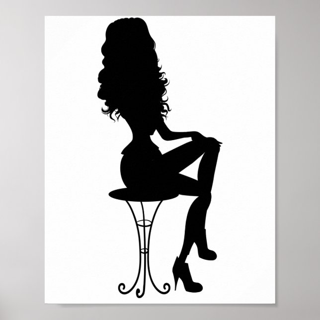 Póster Chica elegante (Frente)
