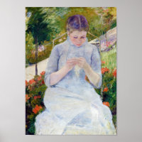 Chica en el Jardín, Mary Cassatt