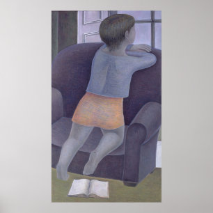 Póster Chica en la silla 2002