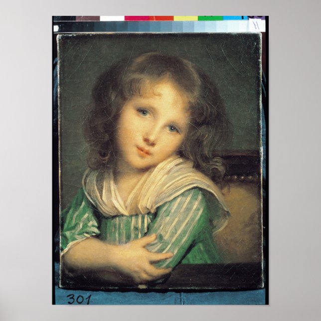 Póster Chica en la ventana (Frente)