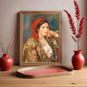 Póster Chica en una Chaqueta Española, Renoir