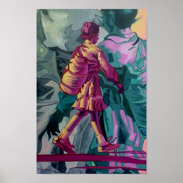 Póster Chica escolar (Frente)