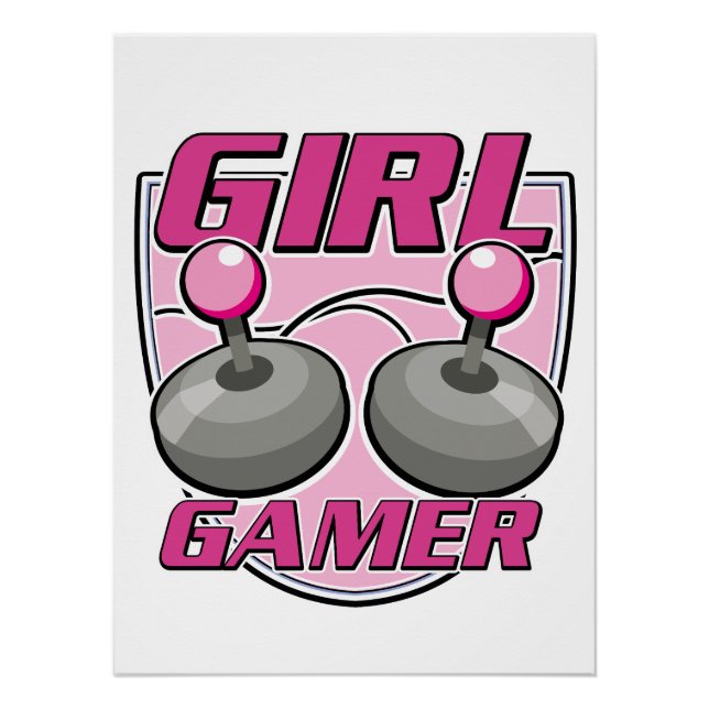 Póster Chica Gamer (Anverso)