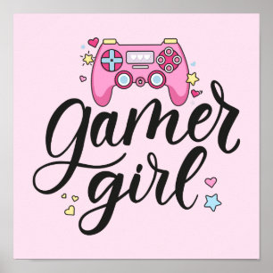 Póster Chica Gamer