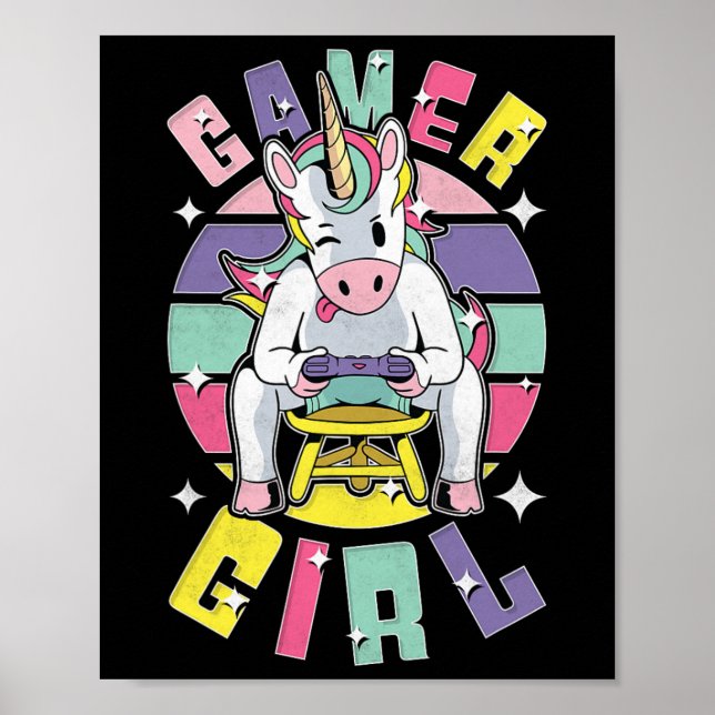 Póster Chica Gamer (Frente)