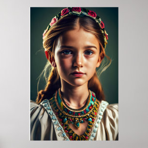 Póster Chica gitano