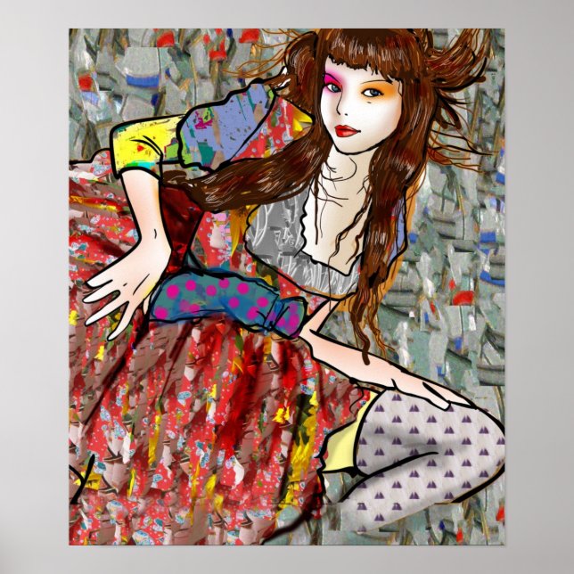 Póster Chica gitano (Frente)